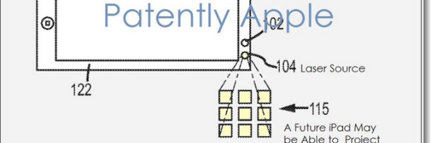 New Patent filed by Apple reveals laser projected keyboard & depth perception system