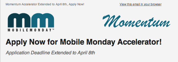 Mobile Monday Accelerator Program – Momentum