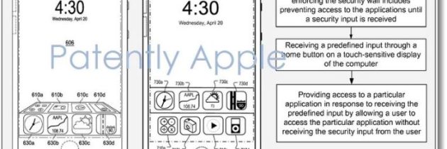 New Apple Patent for LockScreen Features